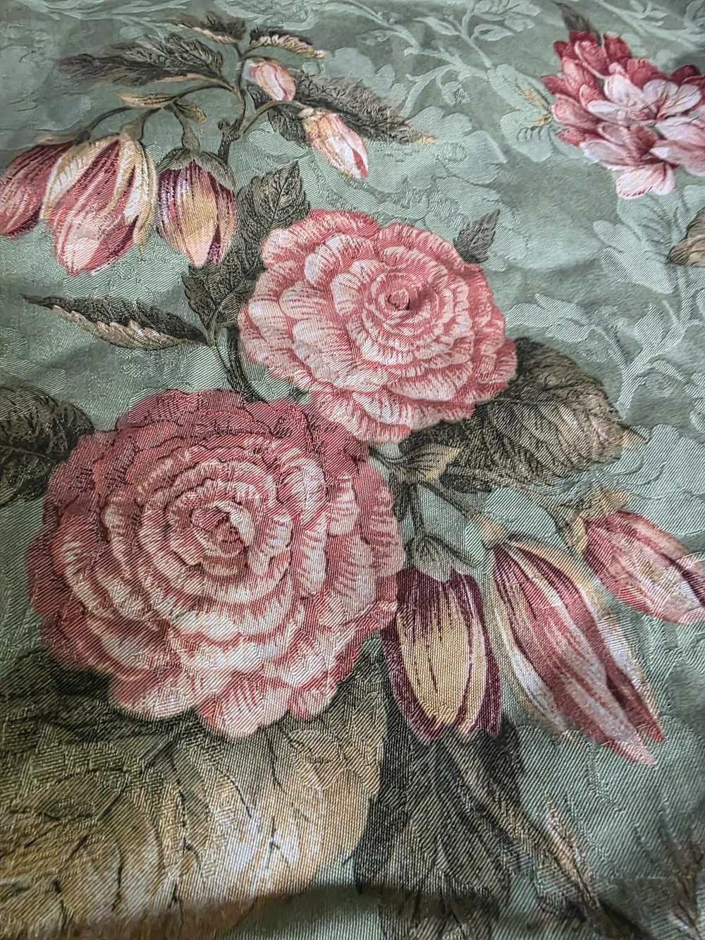 Floral Green Botanical Quilt Cover